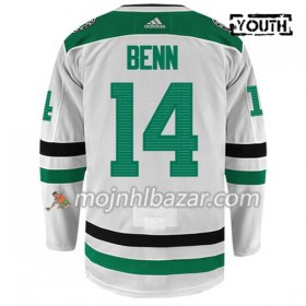 Dresovi Dallas Stars JAMIE BENN 14 Adidas Bijela Authentic - Dječji